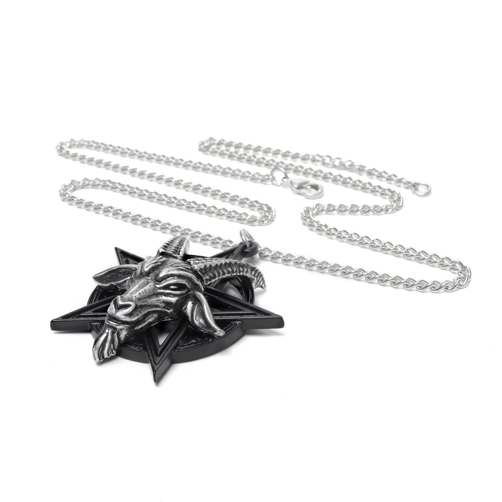Alchemy - Baphomet Necklace - Silver coloured